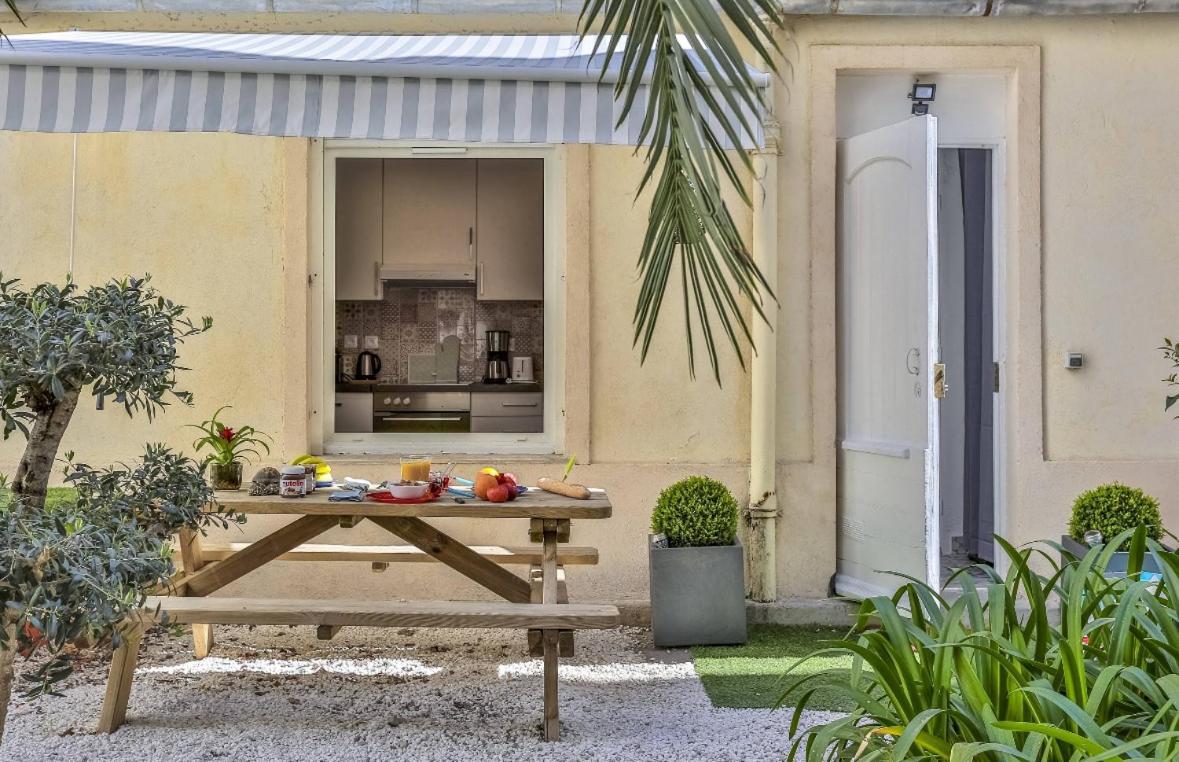 Le Refuge Avec Terrasse Et Jardin, En Plein Centre-Ville, Gare 5 Minutes A Pieds Nice Luaran gambar